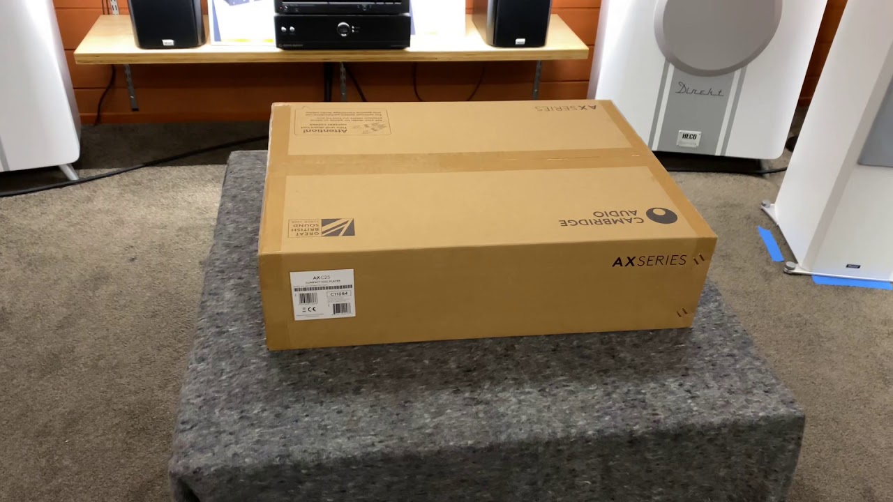 Unboxing Cambridge Audio AXC25