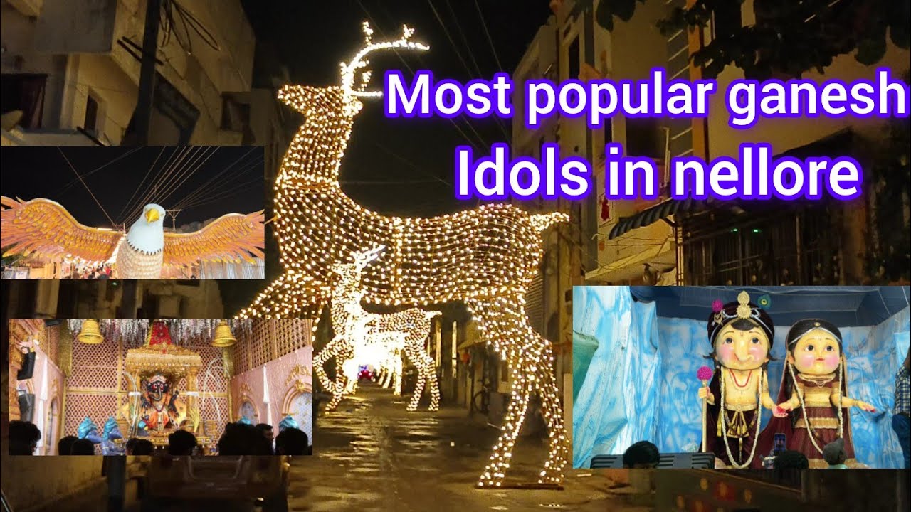 Most popular ganesha idols in nellore 😍😍must watch till end 🤩#ganesha #SRSN