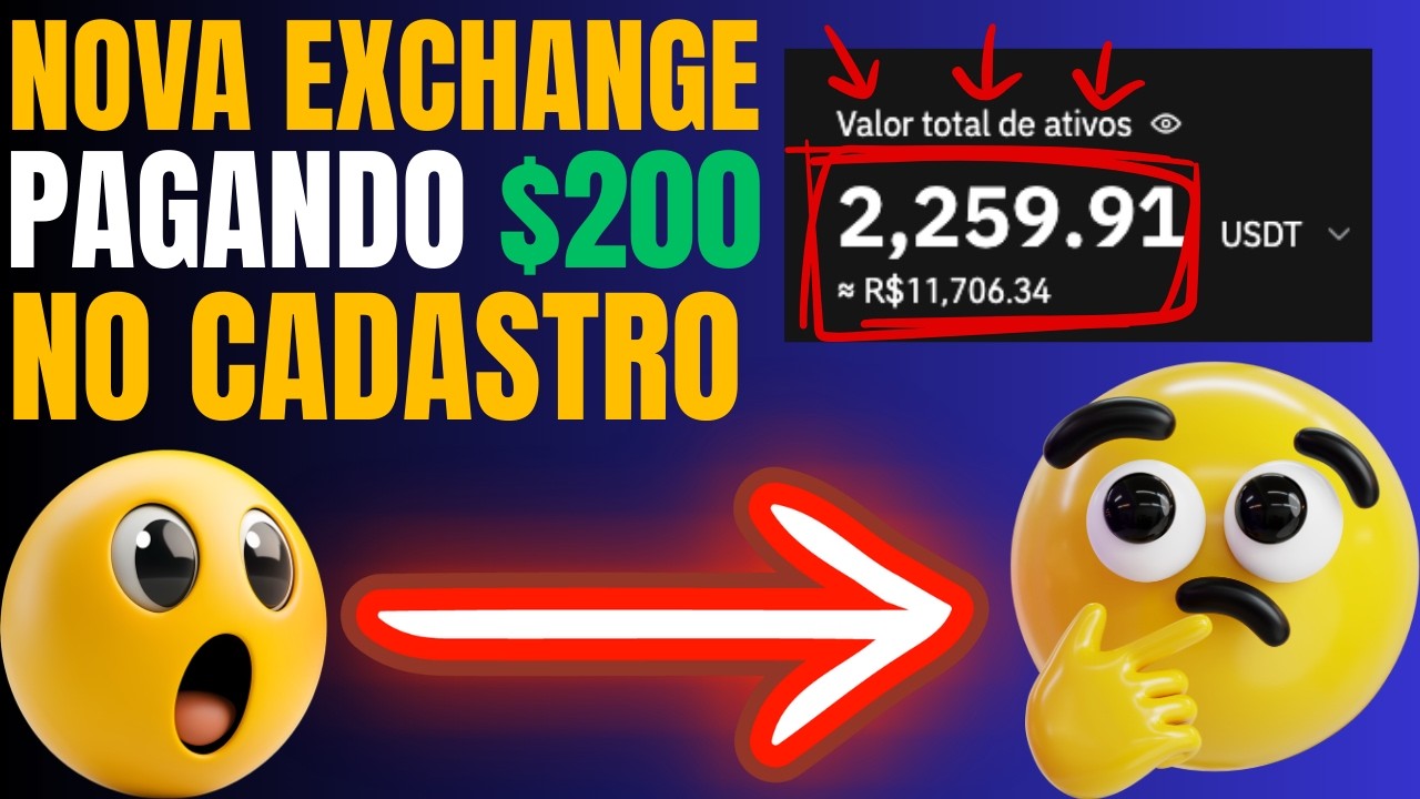 GANHRE $200 DOLARES NESTA NOVA EXCHANGE DE CRIPTOMOEDAS