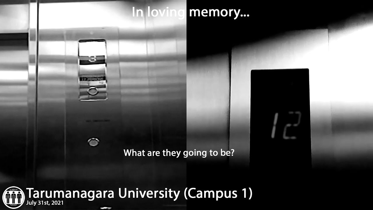 IN LOVING MEMORY... Hyundai & OTIS Lifts / Elevators at Tarumanagara University, Jakarta (Campus 1)