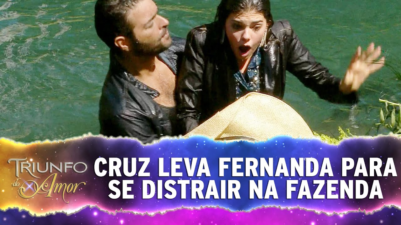 Cruz leva Fernanda para se distrair na Fazenda l Triunfo do Amor - (01/02/2021)