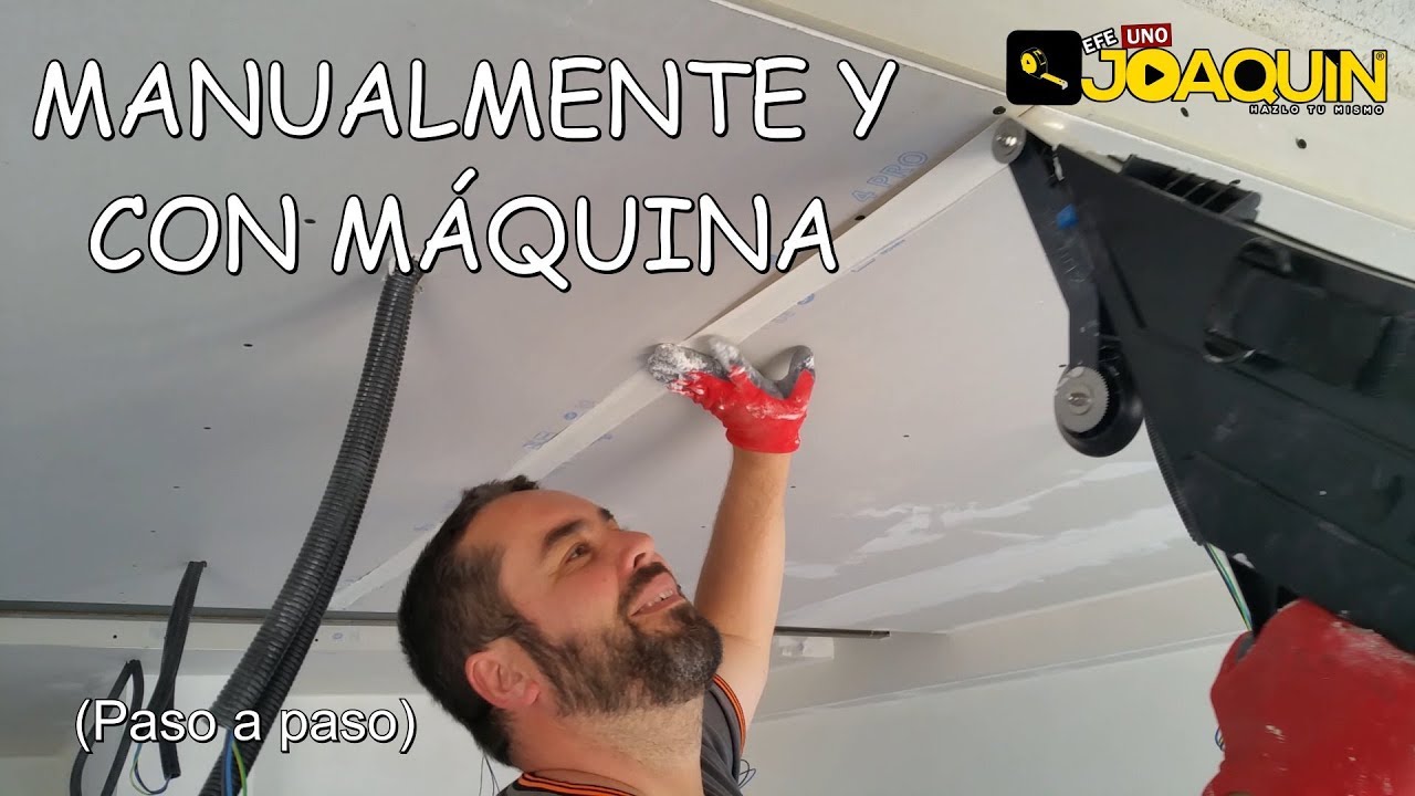 COMO APLICAR CINTA EN LAS JUNTAS DE CARTÓN YESO O PLADUR Y ACABADO FINAL