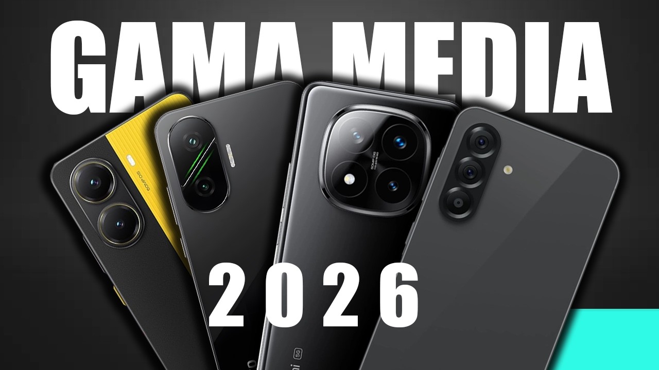 ✅ Los 5 MEJORES celulares GAMA MEDIA en 2026 &iquest;Qu&eacute; CELULAR COMPRAR?