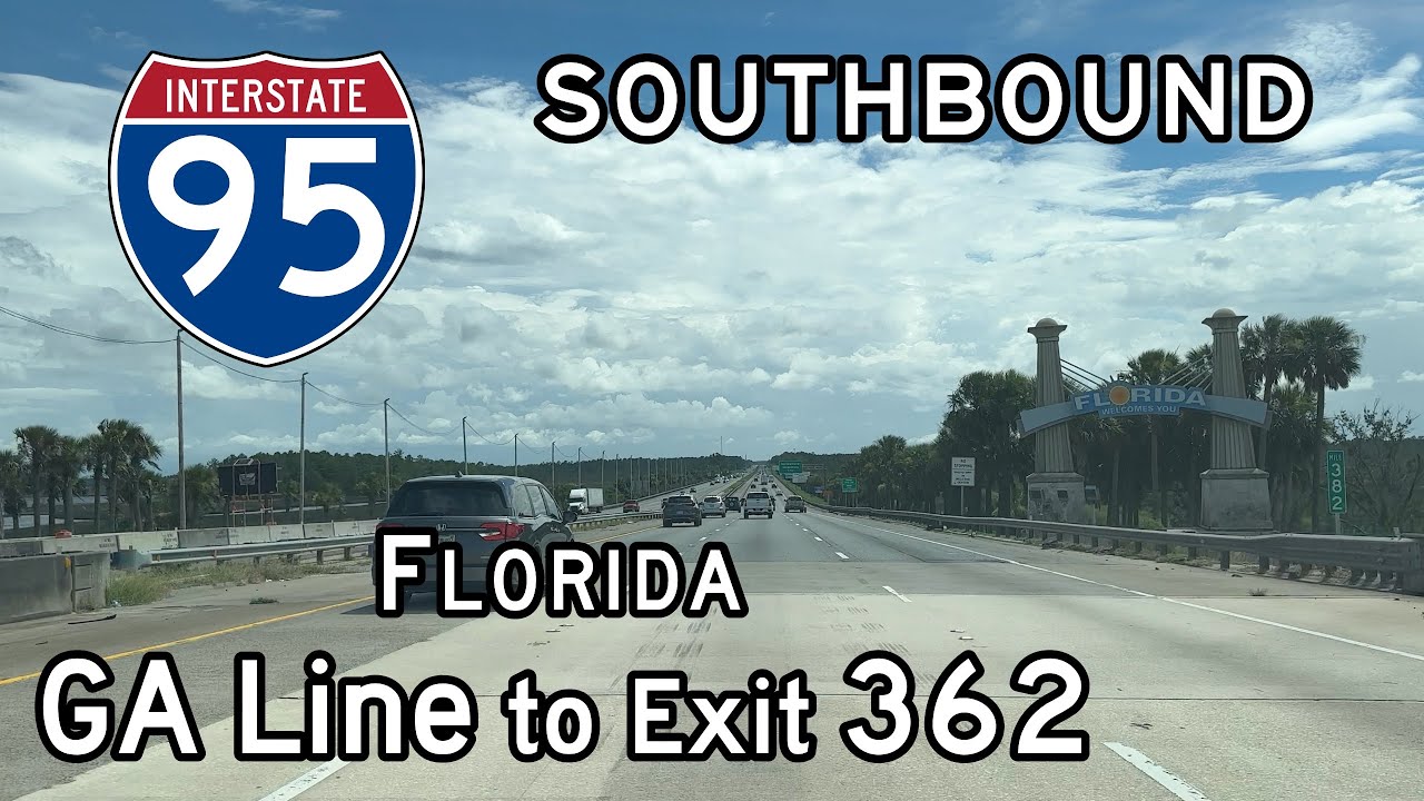 Interstate 95 Florida (GA State Line to Exit 362) Southbound