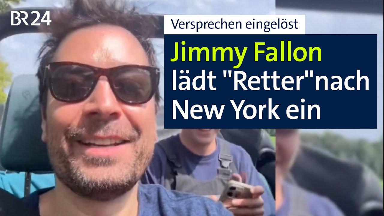 Fallon h&auml;lt Versprechen: Familie aus Gmund fliegt nach New York | Abendschau | BR24