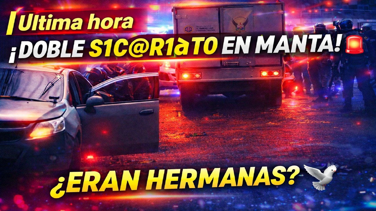🚨 MANTA NO PARA: Hermanas pierden la vida