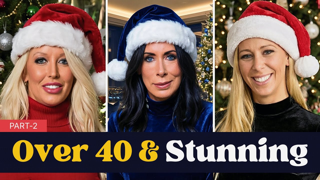 20+ ICONIC Stars Over 40 Reimagined in Christmas style