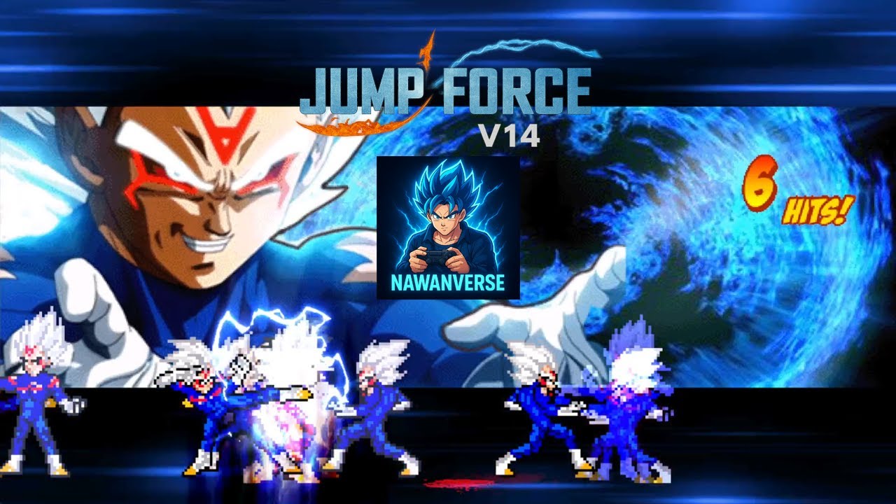 Jump Force Mugen V14 - Anime Battle Terheboh!! 🔥 Goku OP VS Vegeta Omni God - Siapa Paling Kuat!?