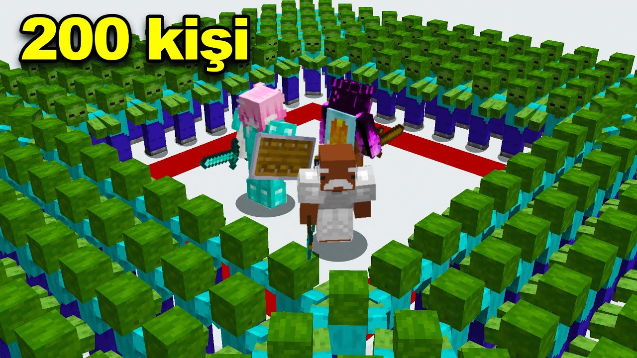 Minecraft'ta İMKANSIZ Sona Kalan KAZANIR!