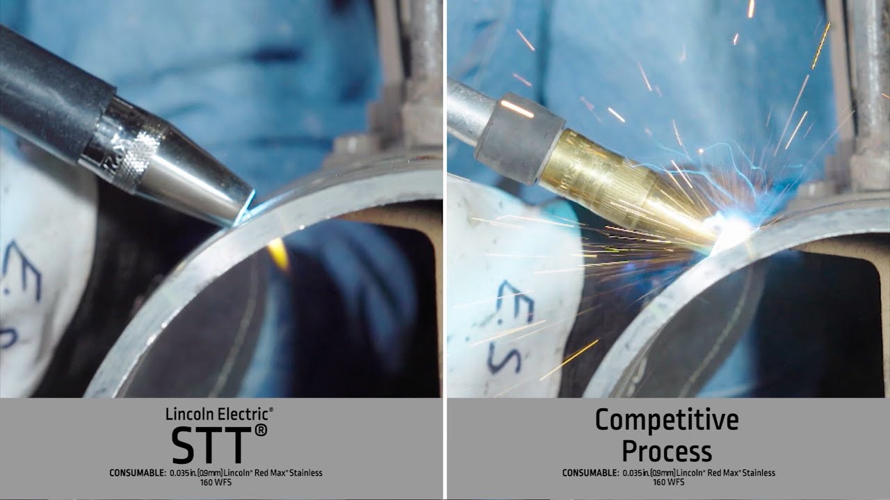STT&reg; Comparison &ndash; Stainless Steel Root Pass Welding