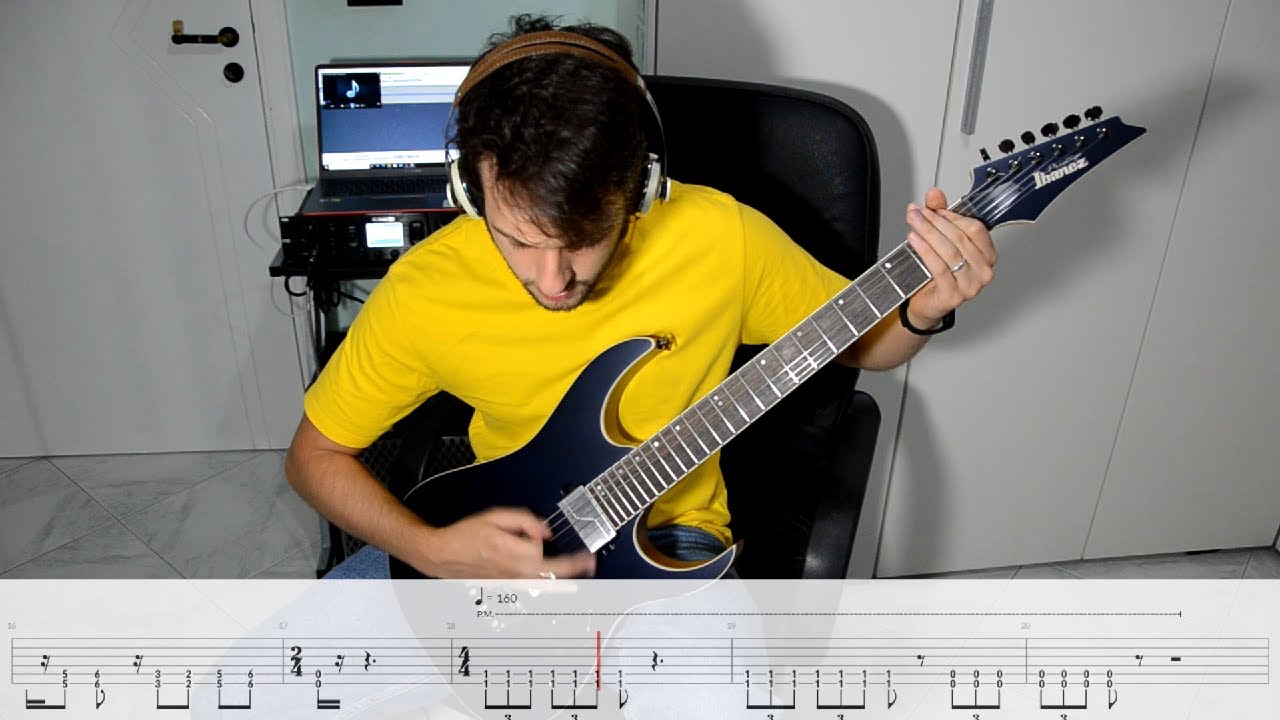 Lamb Of God - In The Absence Of The Sacred (Guitar Cover with on-screen tab)