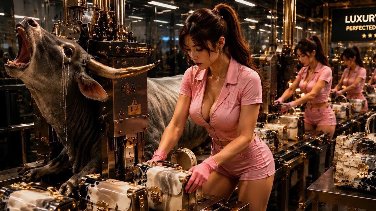raw material magic channel the modern manufacturing of horn leather fashion