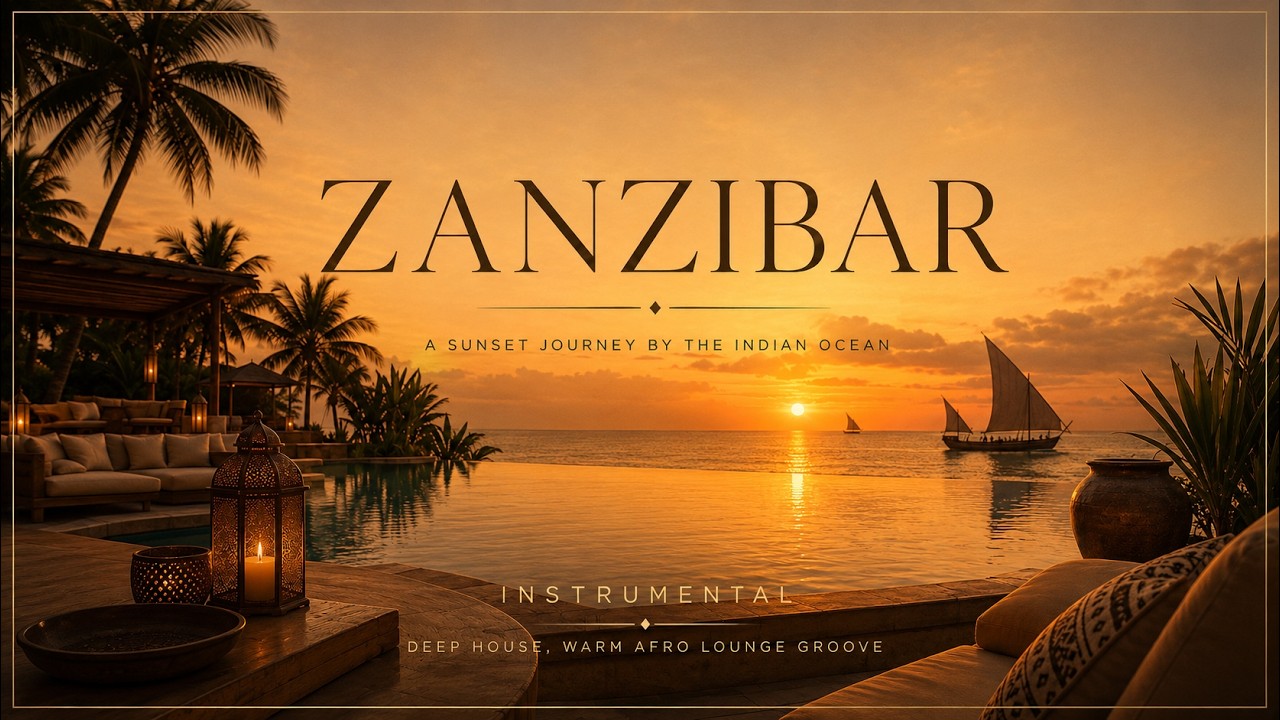 SUNSETPOOL &mdash; ZANZIBAR | Deep House & Warm Afro Lounge Groove | Instrumental Sunset Mix