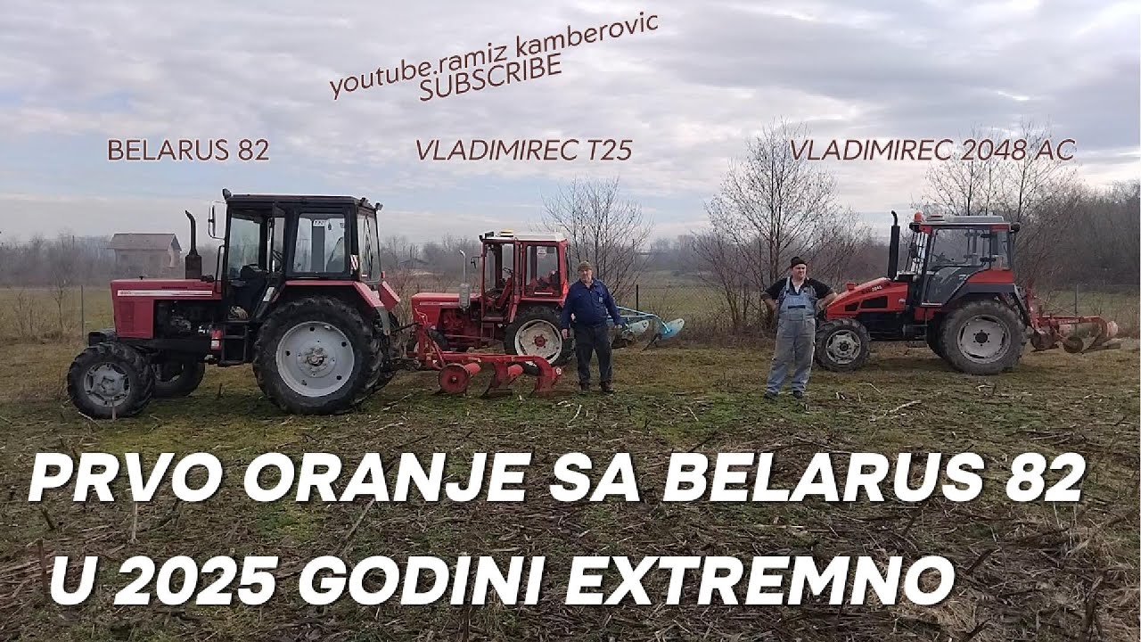 BELARUS 82 PRVO ORANJE U 2025 GODINI EXTREMNO ORANJE BLATO, SA JOS 2X VTZ...