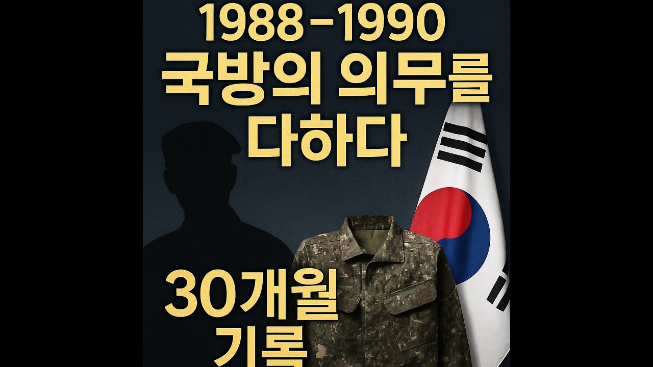 1988군대생활30개월
