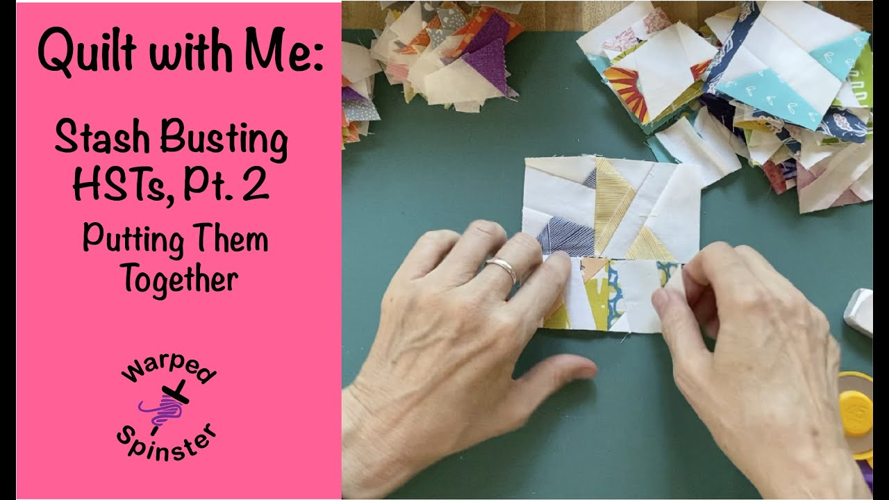 Quilt With Me HSTs, часть 2: собираем их вместе