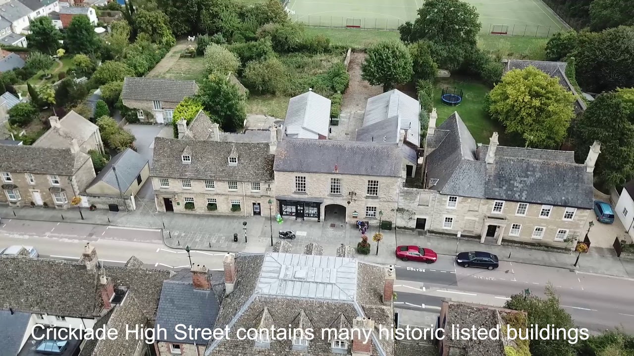 Aerial views of Cricklade and Cerney Wick, September 2018