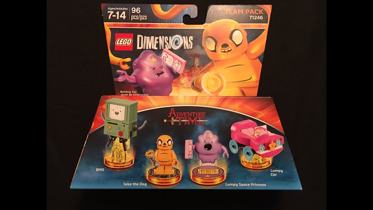 Adventure Time Team Pack Lego Dimensions Unboxing & Building