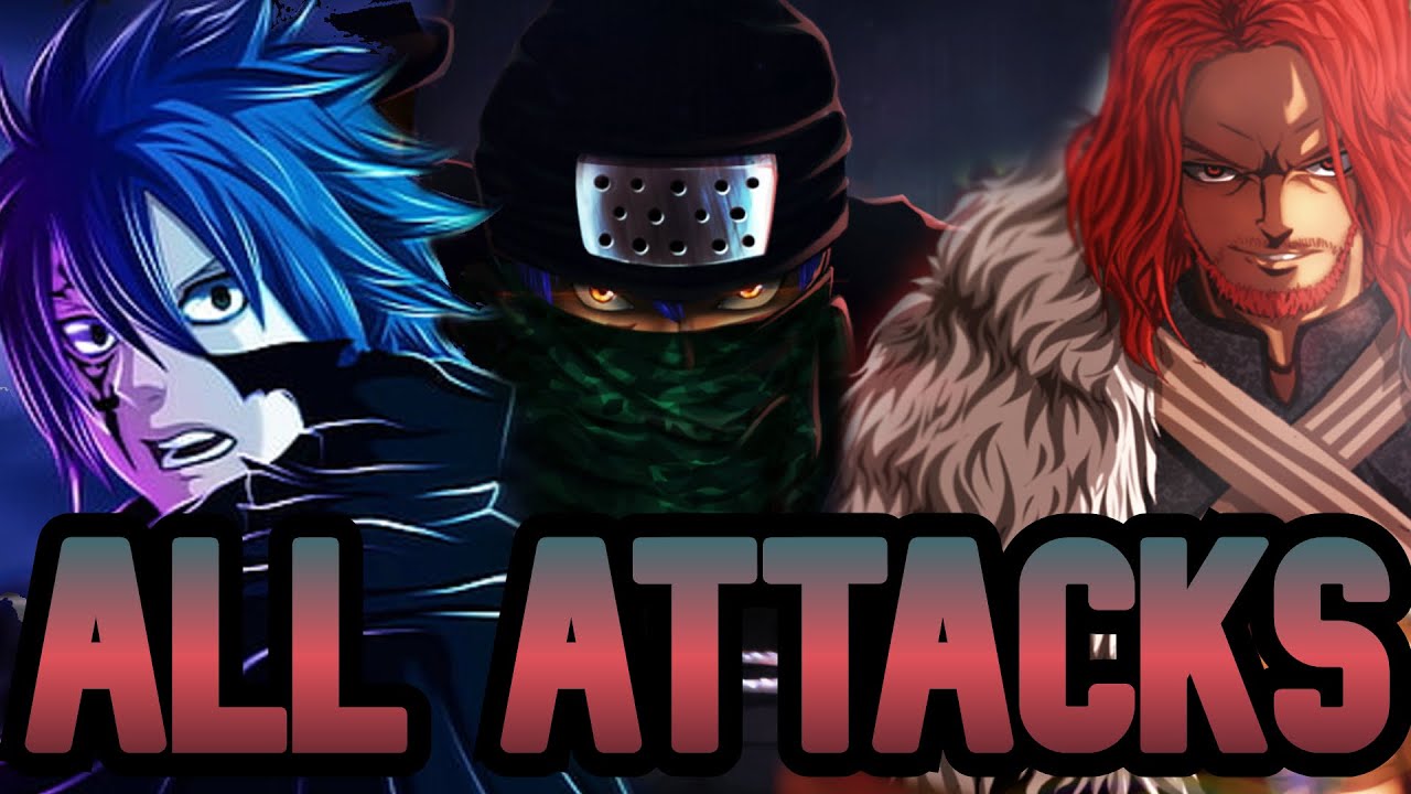 ALL CHARACTERS ATTACKS (GAME PLAY) FAIRY TAIL MOBILE FIERCE FIGHTING GAME