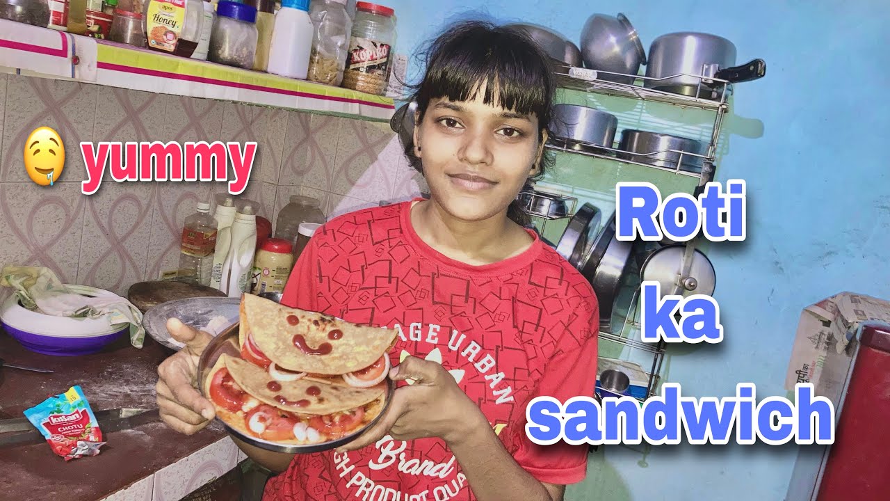 रोटी का sandwich 🥪 बनायें || Roti ka sandwich || roti se sandwich kaise banaye?