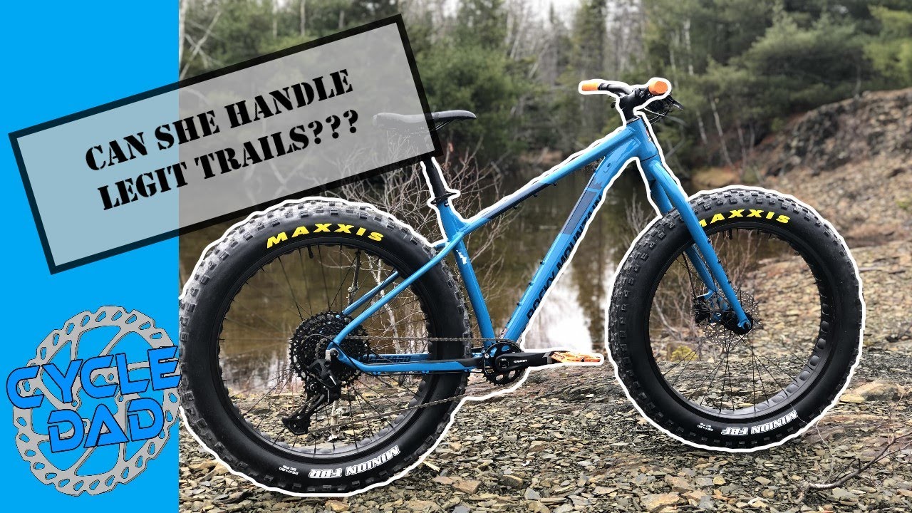 Can my Fat Bike Handle Real MTB Trails?!?!