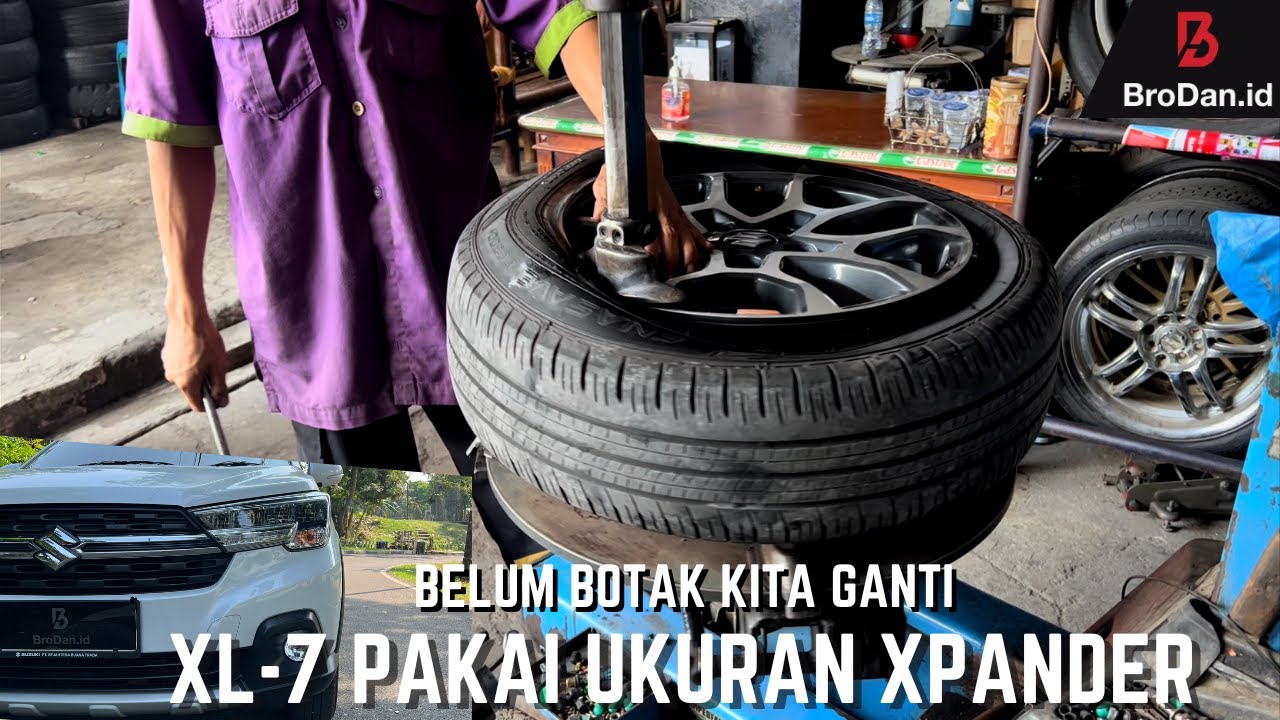 CUMA GANTI UKURAN BAN AJA TAMBAH EMPUK DAN TAMBAH STABIL NIH SI XL7! GANTI KE UKURAN XPANDER