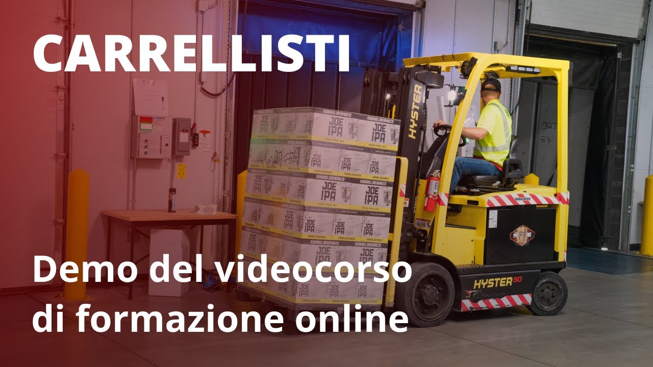 CARRELLISTI - Demo del videocorso per la formazione