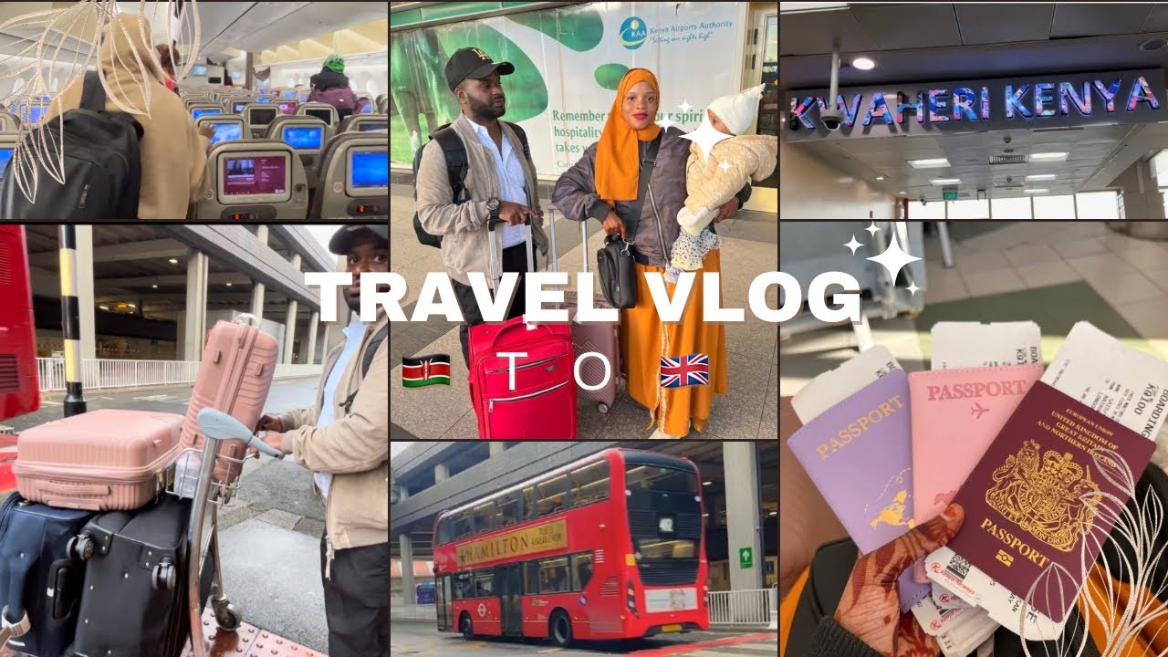 TRAVEL VLOG:My first International flight☺️✈️KENYA 🇰🇪TO UK🇬🇧