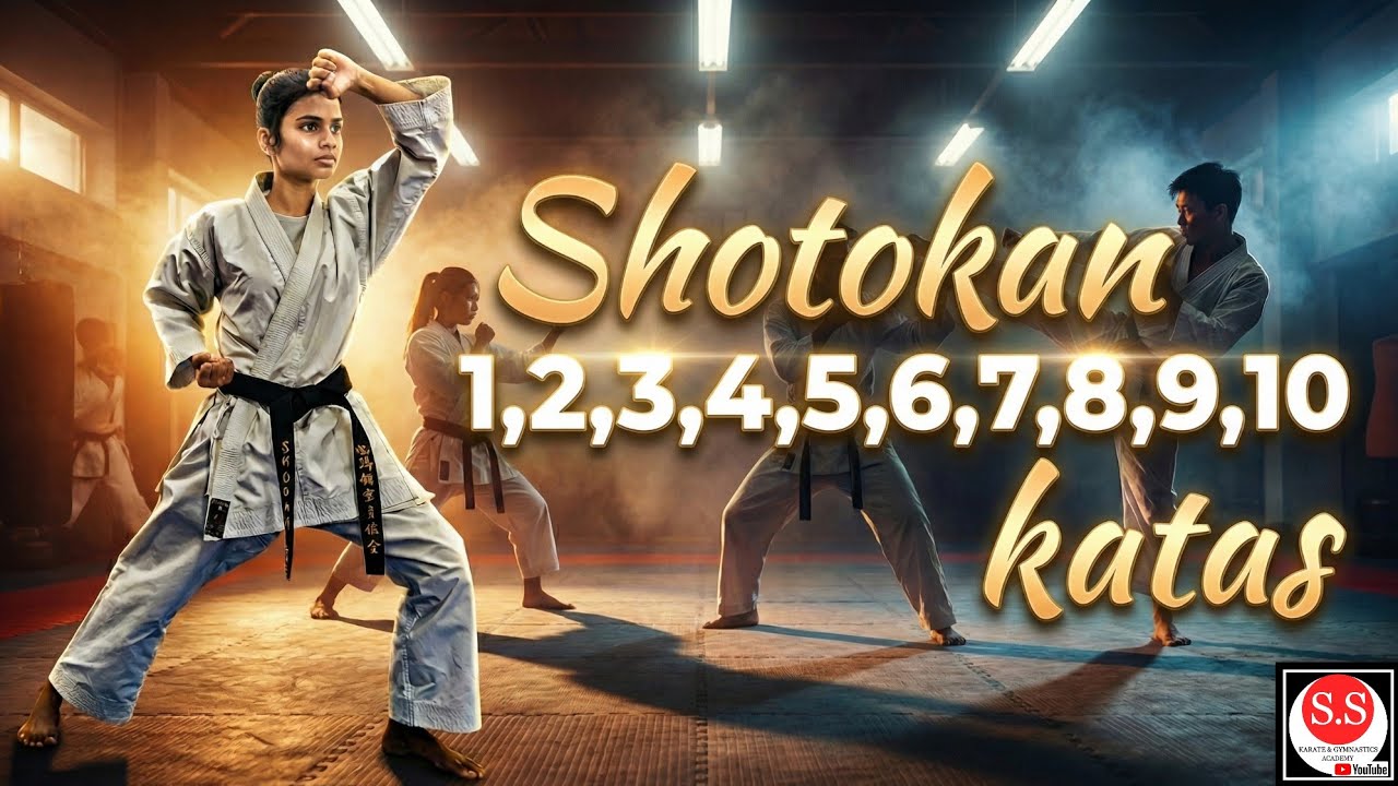 Shotokan Karate Full Kata Series – Taikyoku Shodan to Bassai Dai | SS Karate Gymnastics Academy 🥋🔥