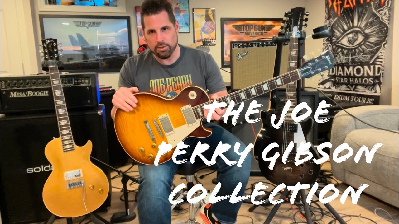 My Joe Perry Signature Gibson Les Paul Collection