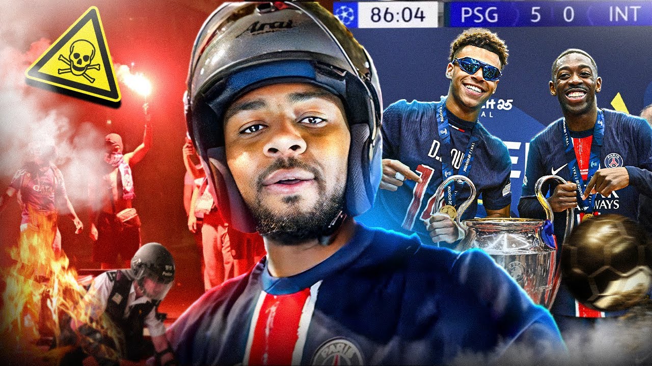 EN IMMERSION DANS PARIS - VICTOIRE DU PSG CHAMPIONS LEAGUE