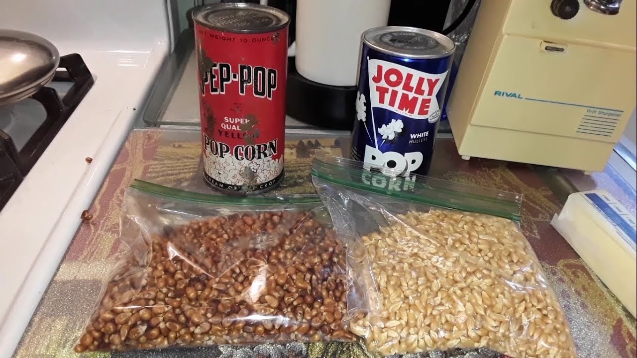 Eating 60 Year Old Pop Corn PEP-POP