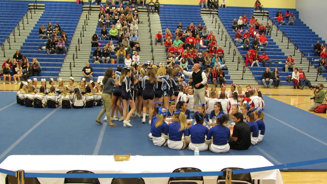 King George FOXES High School announce winner Cheer Competition Region 4A North 1 Nov 14
