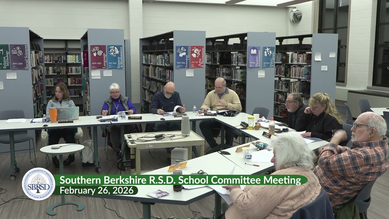 Southern Berkshire R.S.D. School Committee Meeting, February 26, 2026