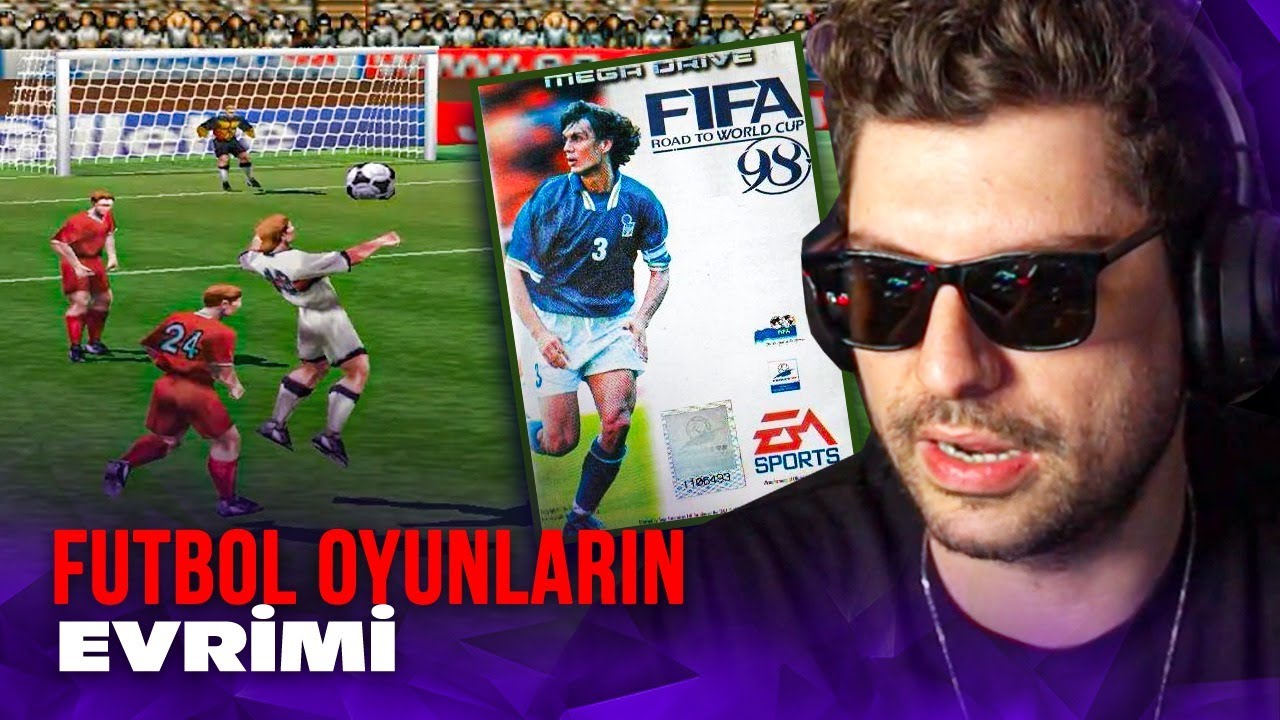 HYPE ''FUTBOL OYUNLARININ EVRİMİ 1974-2023' VİDEOSUNU İZLİYOR! | Video Games Evolution