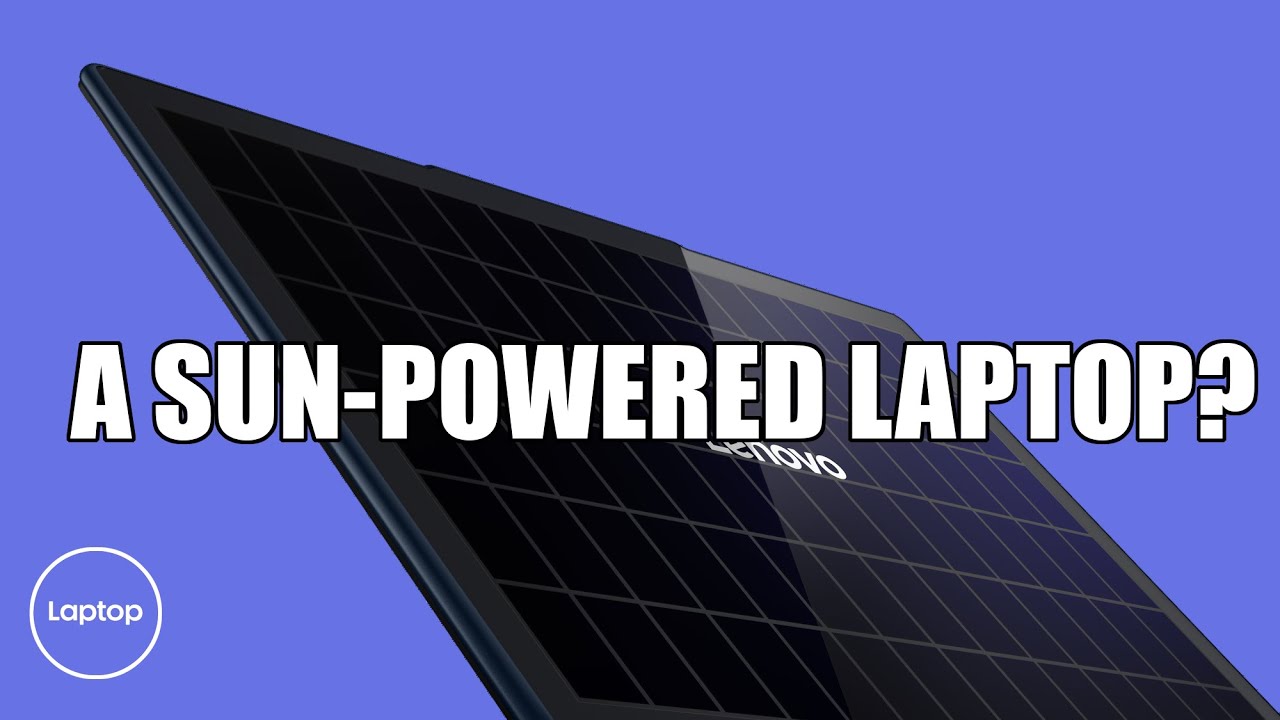 Lenovo's solar laptop concept lets you ditch the power outlet
