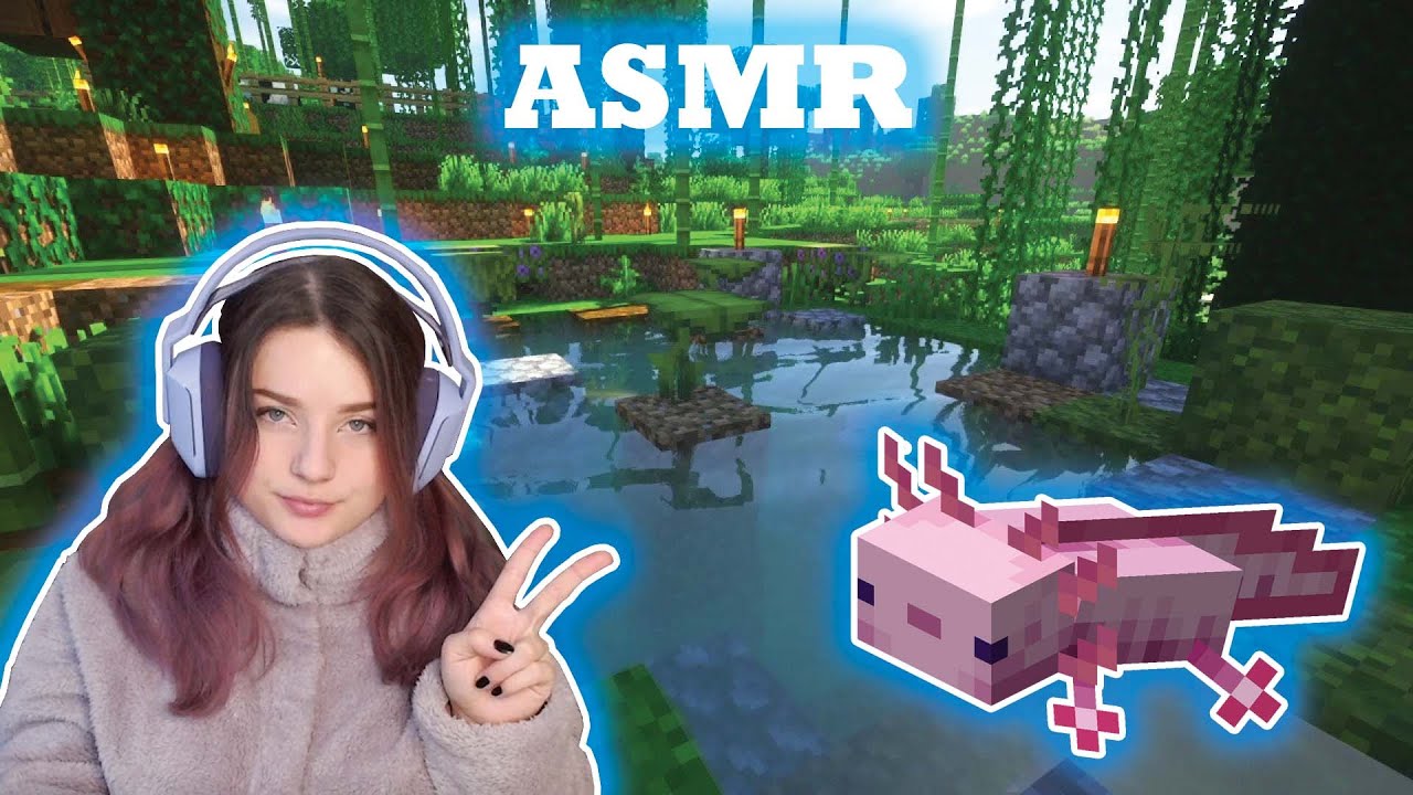 ASMR | Building a Pond in Minecraft 🐟 (Soft Spoken & In-Game Sounds)