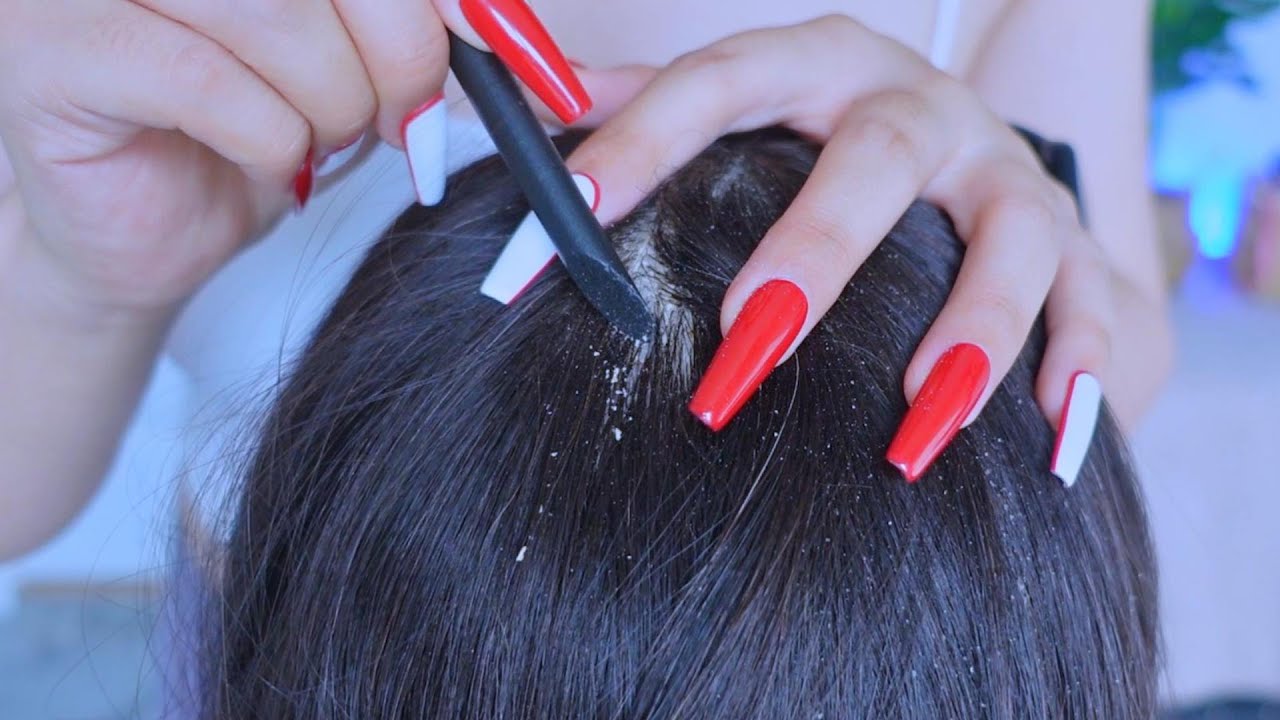 Relaxing Dandruff Removal & SCALP Check Head MASSAGE