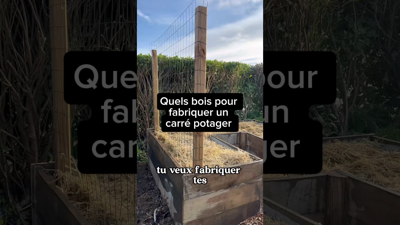 Quel bois utiliser pour un carr&eacute; potager?