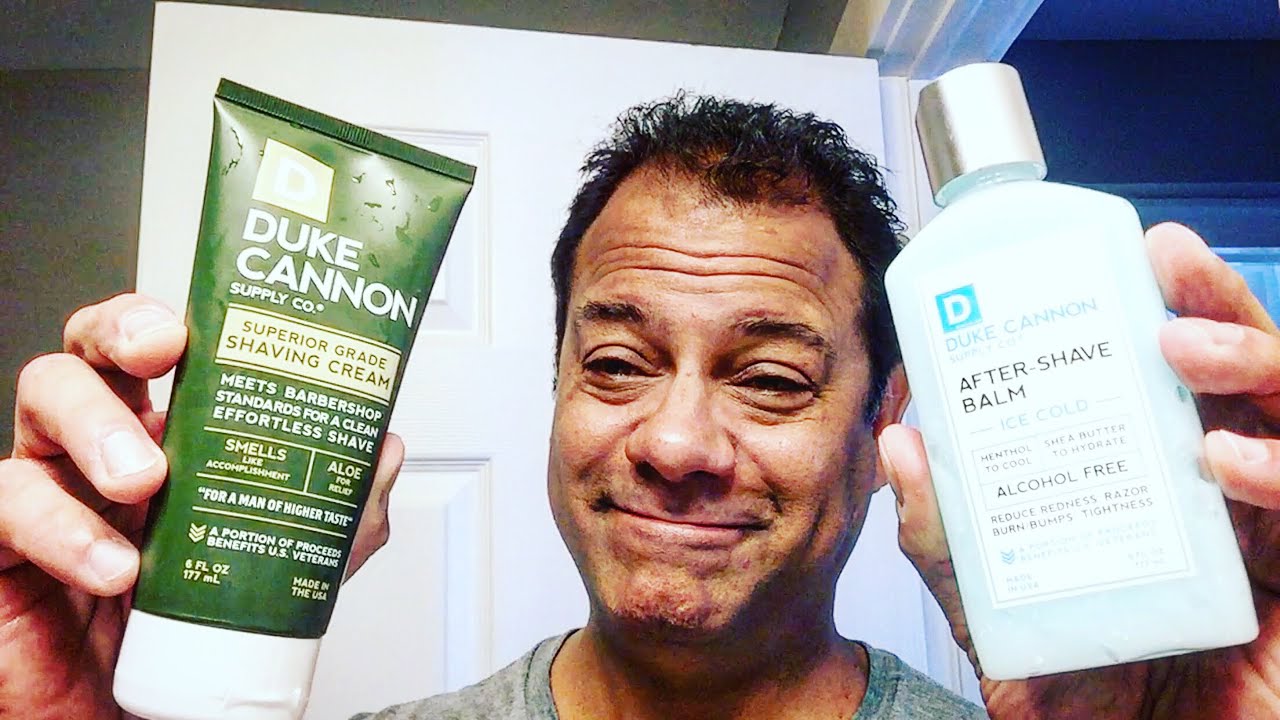 DUKE CANNON Superior Grade Shaving Cream & After — Shave Balm |  average guy tested  #APPROVED