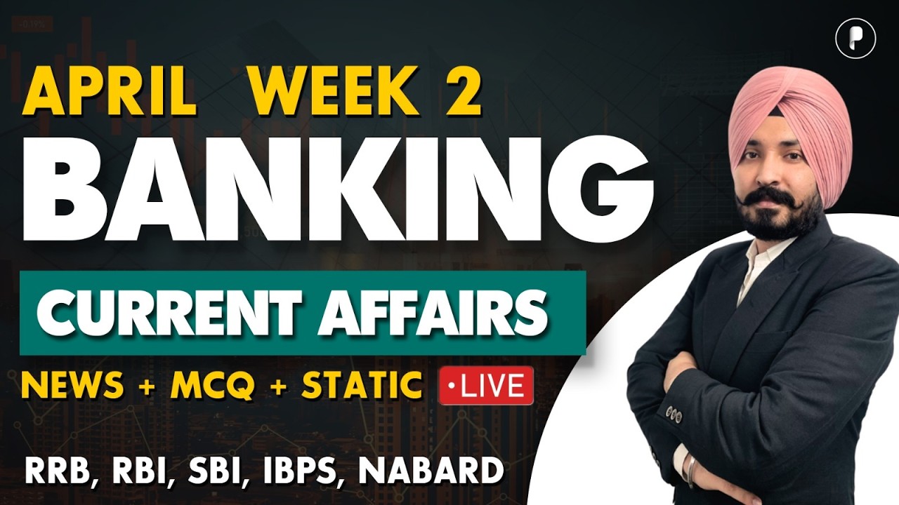 Weekly Banking Current Affairs | April Week 2 | Parcham Classes