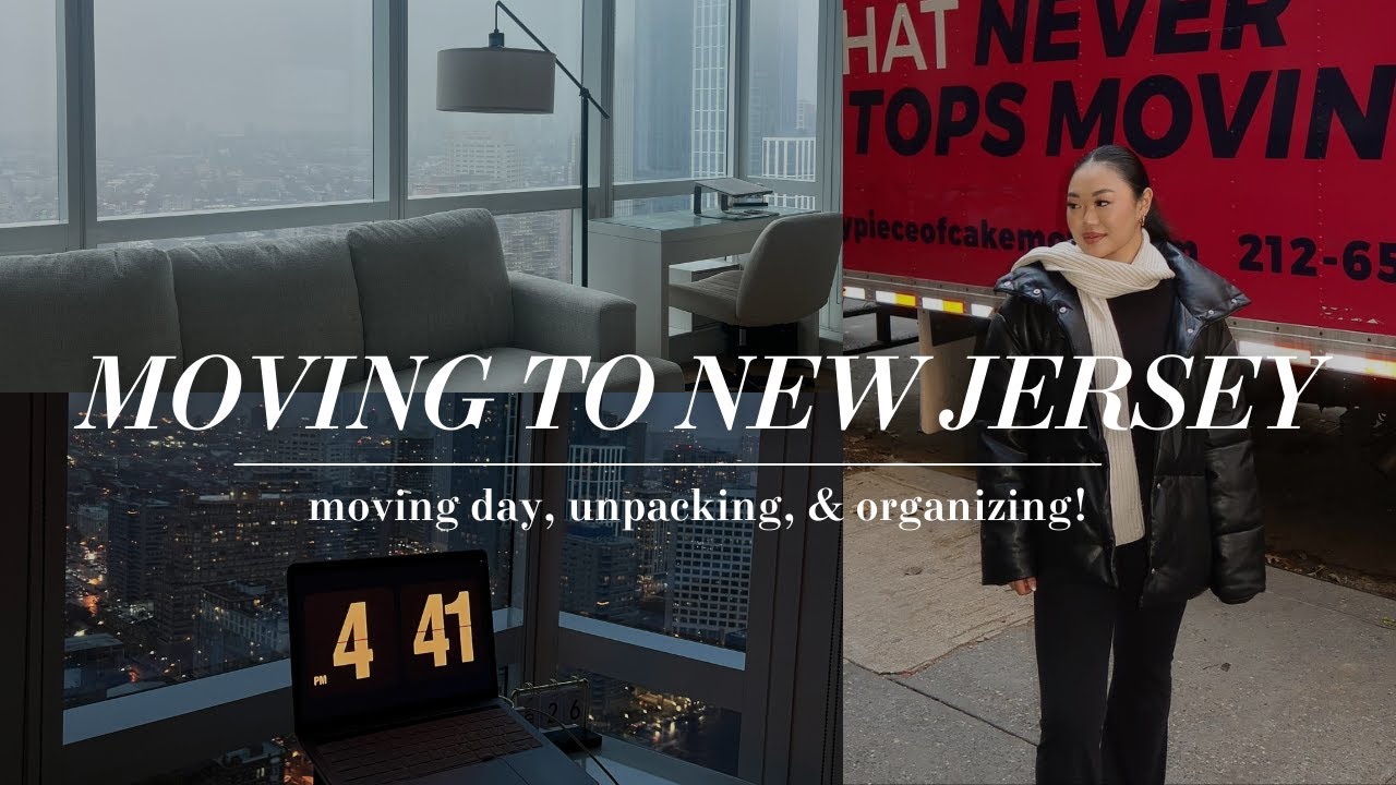MOVING VLOG: переезд из Нью-Йорка в Нью-Джерси, распаковка вещей и обустройство!