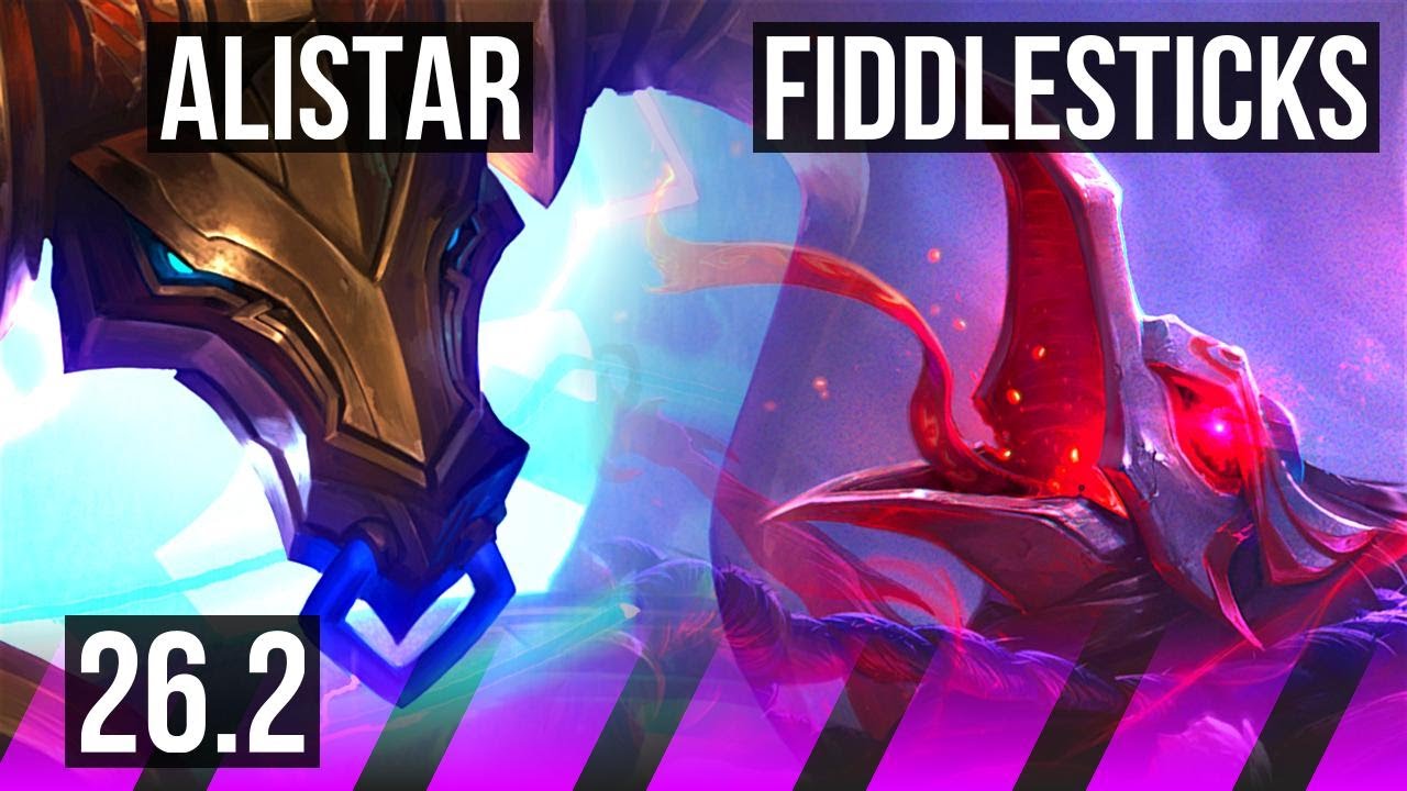 ALISTAR & Zeri vs FIDDLESTICKS & Yasuo (SUP) | EUW Grandmaster | 26.2