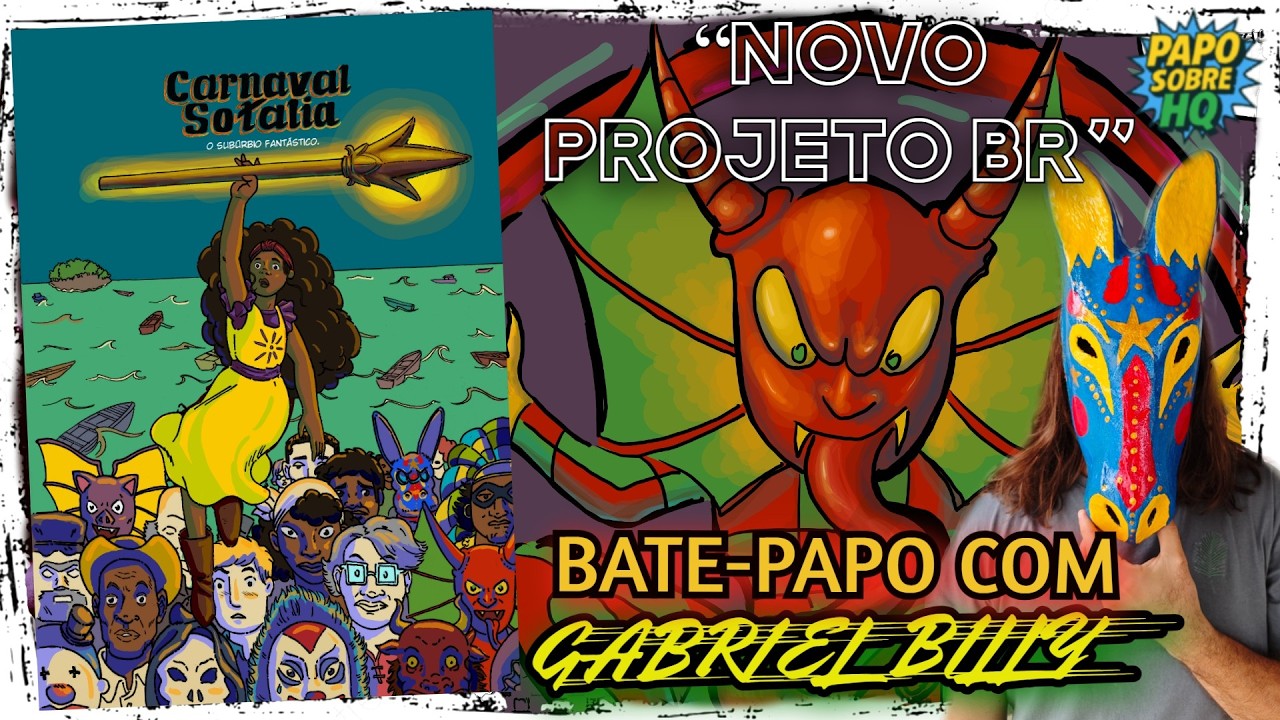 LIVE | Gabriel Billy e o Projeto Carnaval Sotália | Quadrinho Nacional em Debate