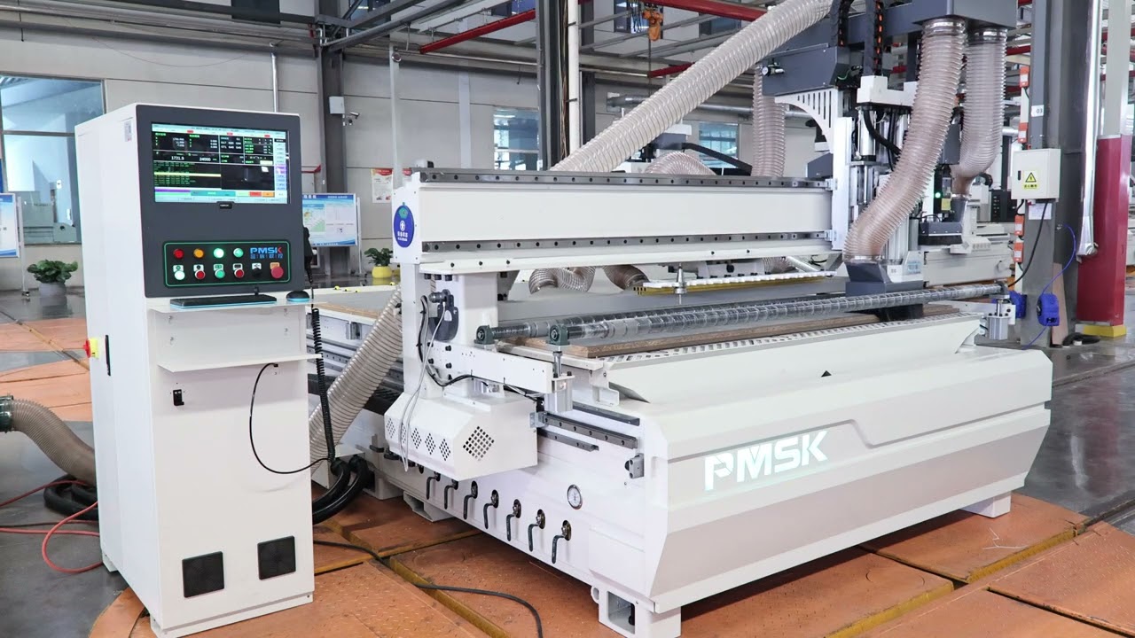 PMSK DA48-2128 ATC CNC router with a drilling head.