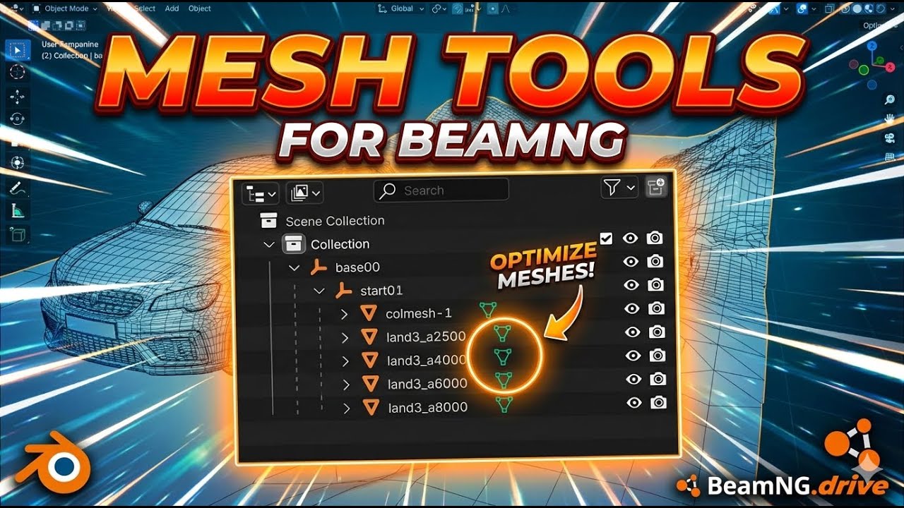 MOD LIKE A PRO! Blender Mesh Tools for BeamNG.drive