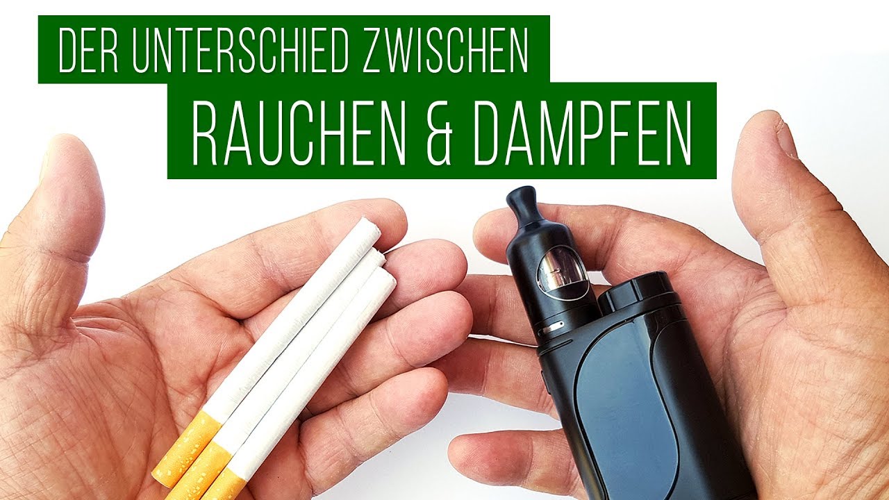 Endlich Nichtraucher - #2 Der Unterschied zwischen Rauchen & Dampfen!