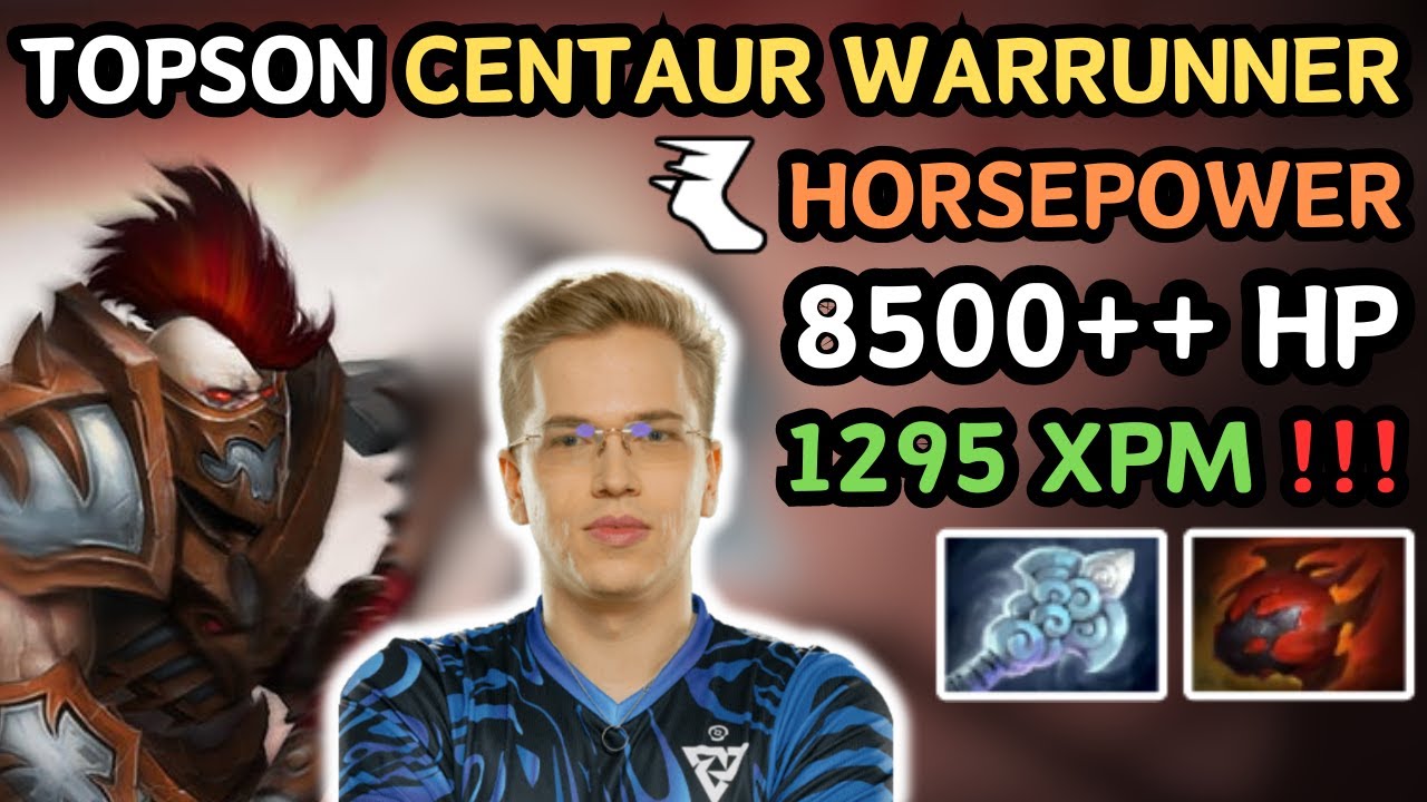 🔥 7.36 TOPSON CENTAUR WARRUNNER Midlane Highlights 🔥 Horsepower Ability - Dota 2