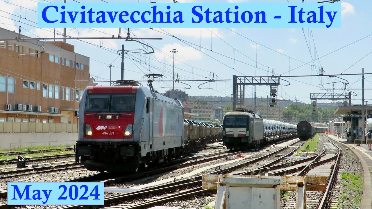 Trains at Civitavecchia - Italy - 22nd May 2024