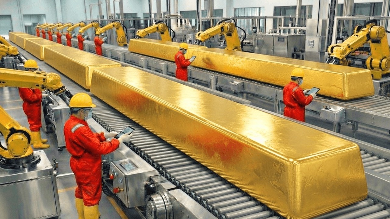 Inside a Gold Refinery: The Full 24K Gold Bar Production Process
